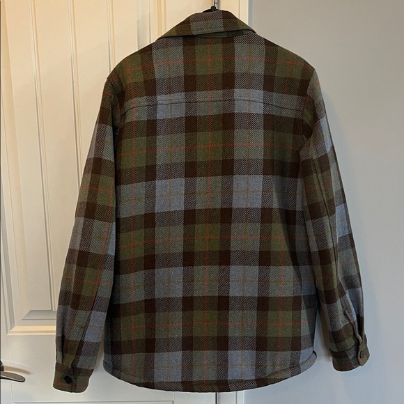 Frank & Oak Plaid Wool Blend Jacket M - Picture 3 of 12